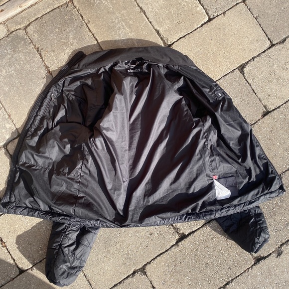 Marmot black puffer jacket men's - Picture 3 of 3